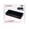 2-Power USB 3.0 Dual Display Docking Station, Docking, 3.5 mm, USB Type-A, USB Type-B, 10,100,1000 Mbit/s, Czarny, 5 Gbit/s