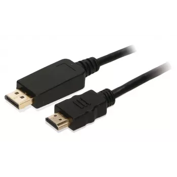2-Power CAB0039A kabel przejściówka wideo 2 m DisplayPort HDMI Typ A (Standard) Czarny