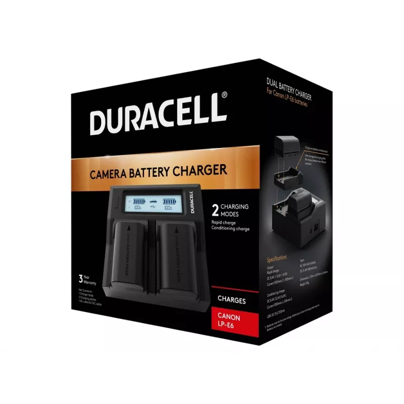 Ładowarka do akumulatorów Duracell DRC6103
