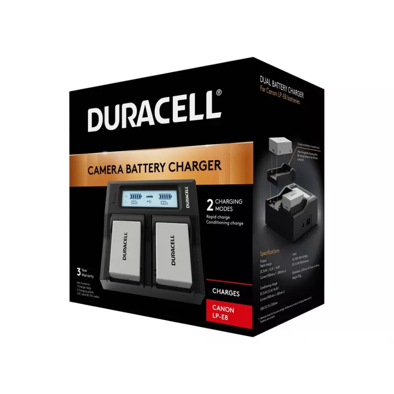 Ładowarka do akumulatorów Duracell DRC6104