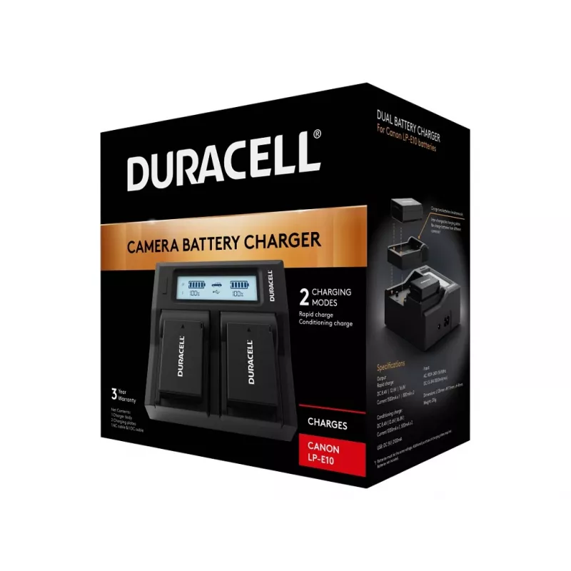 Ładowarka do akumulatorów Duracell DRC6105