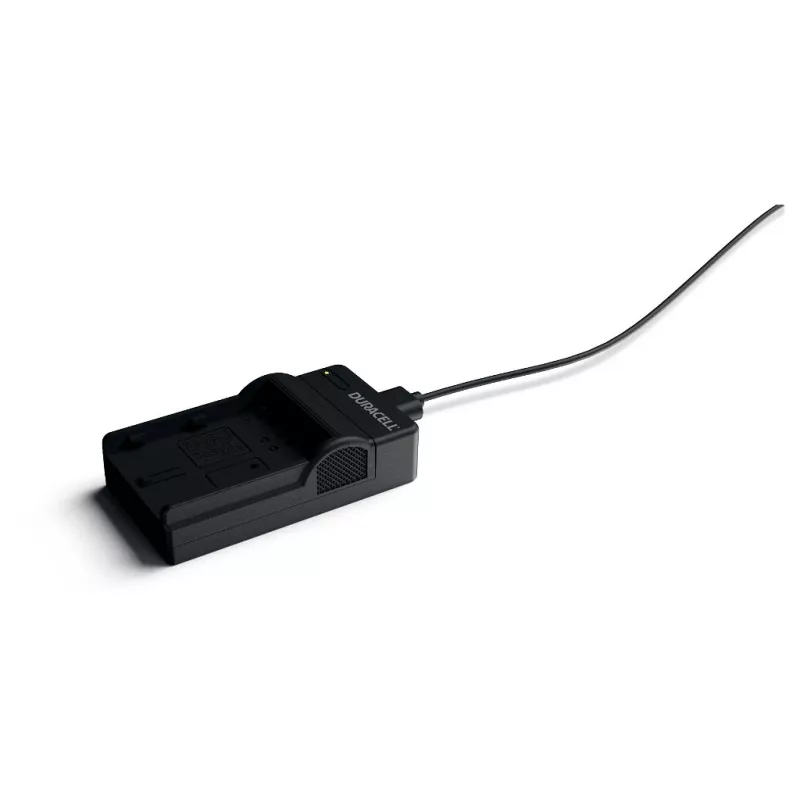 Ładowarka do akumulatora aparatu cyfrowego Duracell, USB, ładowarka wewnętrzna, Nikon EN-EL3e, FujiFilm NP-150, czarny, 5 V
