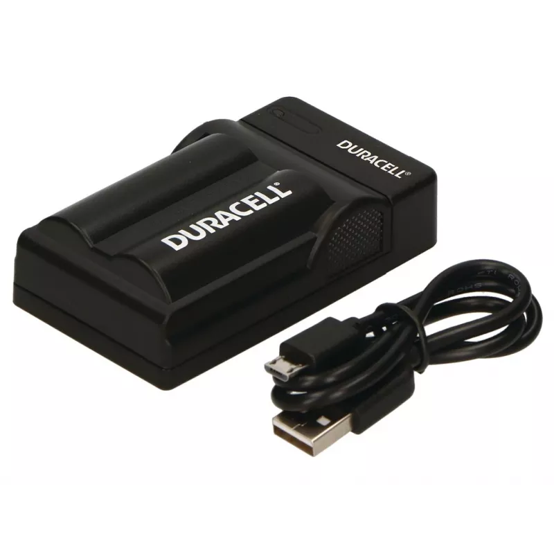 Duracell Digital Camera Battery Charger, USB, ładowarka do akumulatorów do aparatów, Panasonic CGA-S002E, CGA-S006, czarny, 5 V, 5 V