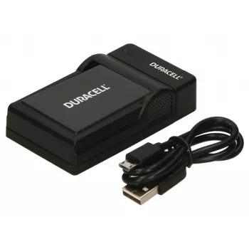 Duracell Cyfrowa ładowarka do baterii aparatu, USB, ładowarka wewnętrzna, Panasonic DMW-BLD10E, Czarny, 5 V, 5 V