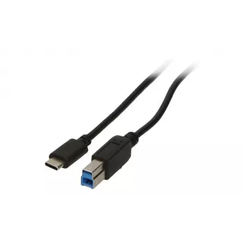 2-Power CAB5014A kabel USB 1 m USB C USB B Czarny