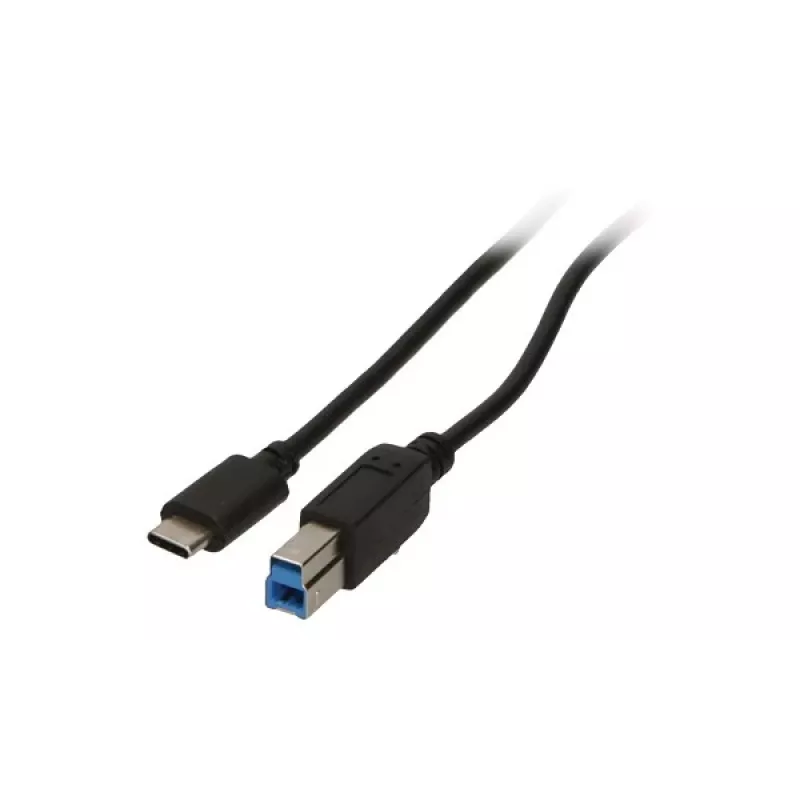 2-Power CAB5014A kabel USB 1 m USB C USB B Czarny