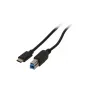 2-Power CAB5014A kabel USB 1 m USB C USB B Czarny