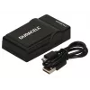 Duracell ładowarka do baterii aparatów cyfrowych, USB, ładowarka wewnętrzna, GoPro Hero 4, czarny, 5 V, 5 V
