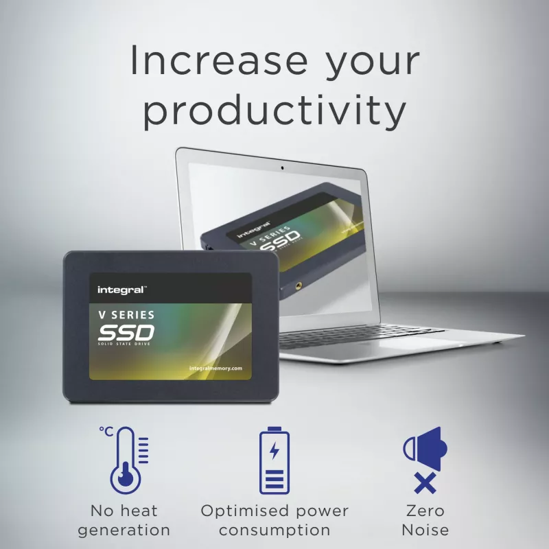 Integral 1TB - 1000GB SSD 2.5INCH SATA 3 R-520MB/s W-470MB/s TBW 300 V SERIES 2