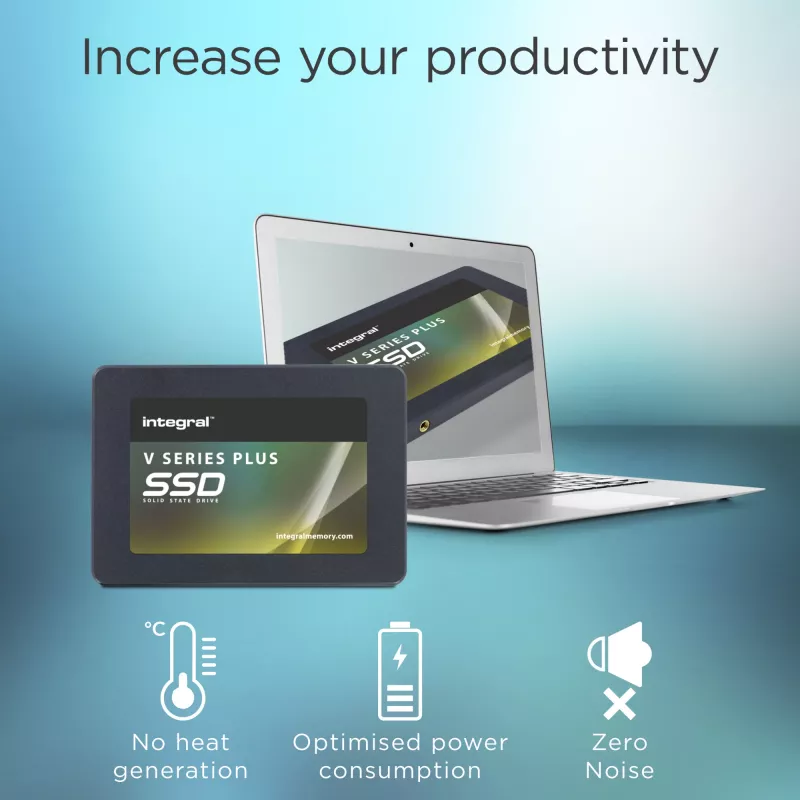 Integral 512 GB SSD 2.5″ SATA 3 R-550 MB/s W-520 MB/s TBW 150 V SERIES 2 PLUS