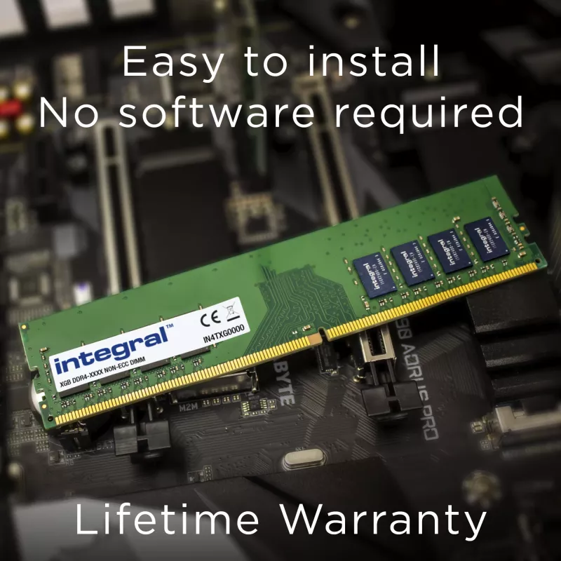Moduł RAM Integral 32 GB DDR4 3200 MHz PC4-25600 unbuffered non-ECC DIMM 1,2 V 2Gx8 CL22