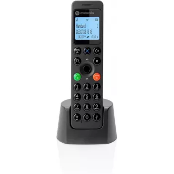 Motorola DOT201 Telefon DECT Identyfikacja rozmówcy Czarny