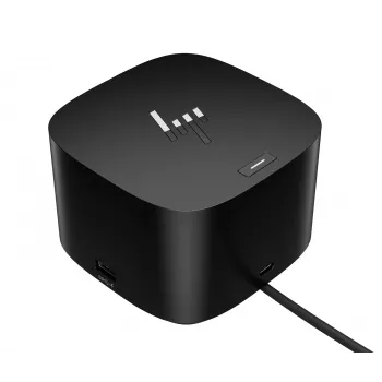HP Thunderbolt Dock 120W G4, przewodowy, Thunderbolt 4, czarny, Kensington, Chiny, Tajlandia, Tajwan, biznesowy