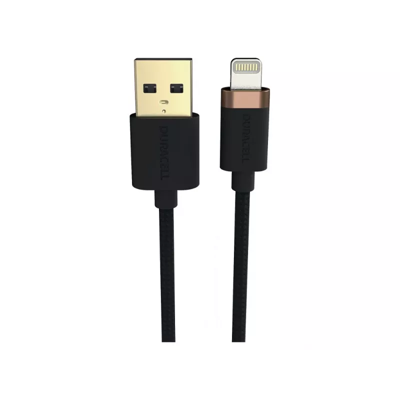 Duracell USB7022A kabel lightning czarny