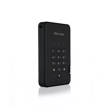 iStorage diskAshur² SSD 128 GB czarny | Bezpieczny przenośny dysk SSD | Sprzętowe szyfrowanie AES-XTS 256-bitów | Zabezpieczenie kodem PIN | Niezależny od systemu operacyjnego i platformy | Zgodny z TAA | Ochrona przed atakami brute force | Odporny na kurz i wodę