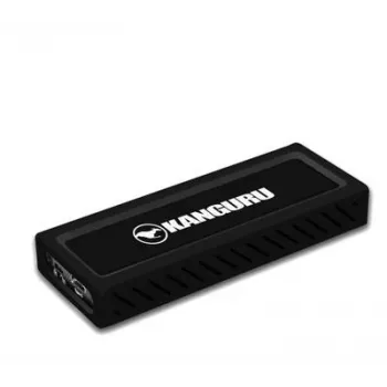 iStorage Kanguru UltraLock Superspeed+ USB-C M.2 NVMe Zewnętrzny dysk SSD 2 TB | Bezpieczny przenośny dysk półprzewodnikowy | Fizyczny przełącznik blokady zapisu | Bezpieczne oprogramowanie układowe | Zgodny z TAA