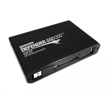 iStorage Kanguru Defender SSD350 2 TB| certyfikat FIPS 140-2 | sprzętowo szyfrowany dysk SSD | zewnętrzny 2,5 cala | SATA (SATA/600) | zgodność z TAA