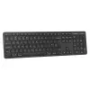 Targus EcoSmart AKB873FR klawiatura Uniwersalne RF Wireless + Bluetooth AZERTY Francuski Czarny