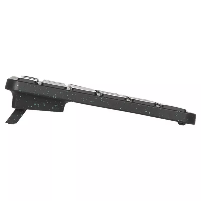Targus EcoSmart AKB873FR klawiatura Uniwersalne RF Wireless + Bluetooth AZERTY Francuski Czarny