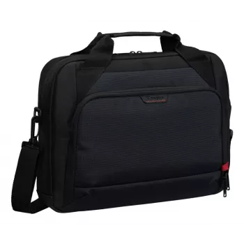 Targus EcoSmart 35,6 cm (14 cali) Aktówka Czarna, Czerwona
