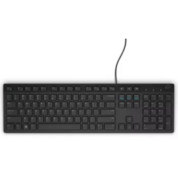 DELL Wired klawiatura - KB216 - French (AZERTY) - Czarny, Full-size (100%), Wired, USB, AZERTY, Czarny