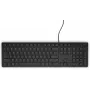 Przewodowa klawiatura DELL - KB216 - włoski (QWERTY) - czarna, pełnowymiarowa (100%), przewodowa, USB, QWERTY, czarna
