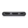 DELL Adapter USB-C na HDMI/DP z przelotowym zasilaniem, przewodowy, USB 3.2 Gen 2 (3.1 Gen 2) Type-C, czarny, 3840 x 2160 pikseli, Dell, 3840 x 2160 pikseli