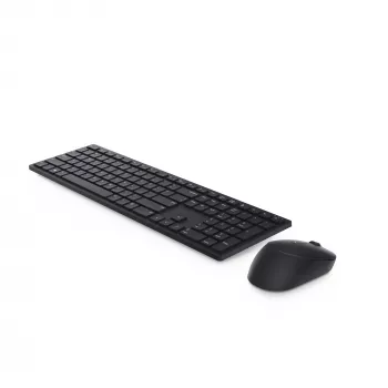 DELL Pro klawiatura i mysz - KM5221W - pan-nordycka (QWERTY) - czarna