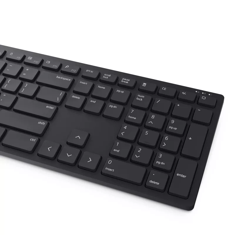 DELL Pro klawiatura i mysz - KM5221W - pan-nordycka (QWERTY) - czarna