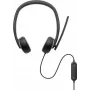 DELL Pro Wired Headset - WH3024, przewodowy, rozmowy/muzyka, 20–20000 Hz, 110 g, zestaw słuchawkowy, czarny