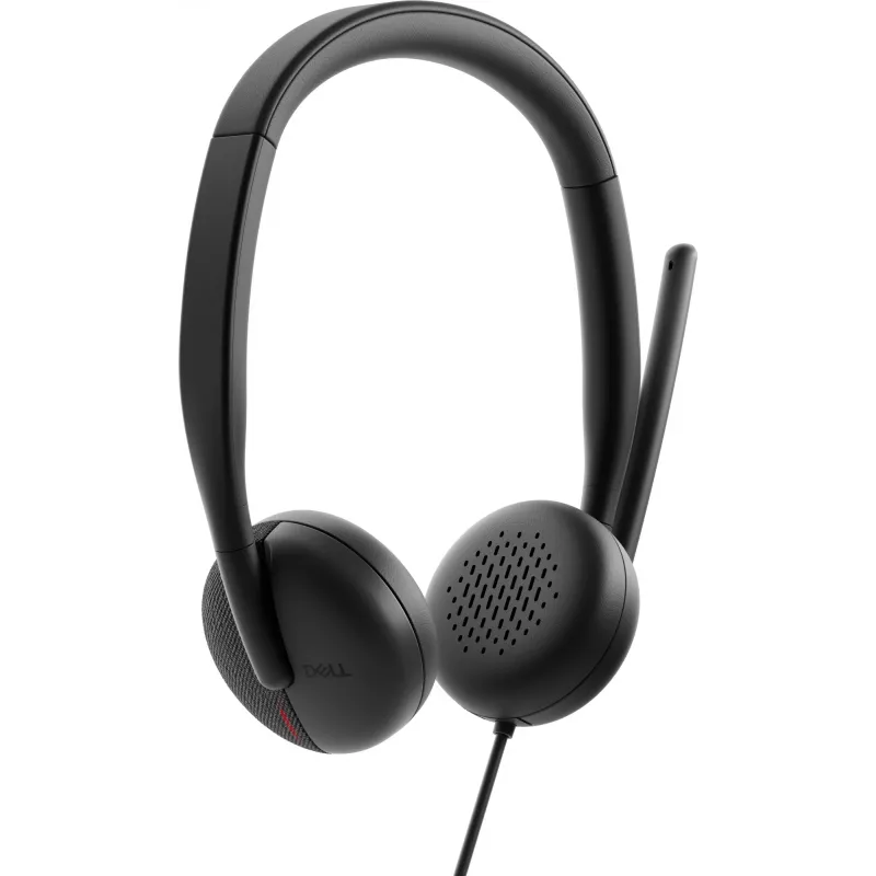 DELL Pro Wired Headset - WH3024, przewodowy, rozmowy/muzyka, 20–20000 Hz, 110 g, zestaw słuchawkowy, czarny