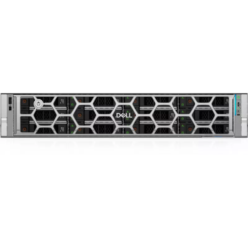 Serwer DELL R570 960 GB Rack (2U) Intel Xeon 6 6507P 3,5 GHz 32 GB DDR5-SDRAM 1100 W