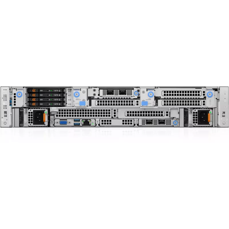 Serwer DELL R570 1,92 TB Rack (2U) Intel Xeon 6 6517P 3,2 GHz 32 GB DDR5-SDRAM 1100 W