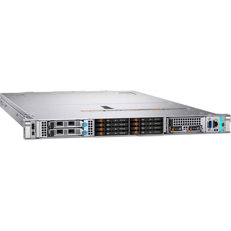 Serwer DELL PowerEdge R470 960 GB Rack (1U) Intel Xeon 6 6517P 3.2 GHz 32 GB DDR5-SDRAM 1100 W