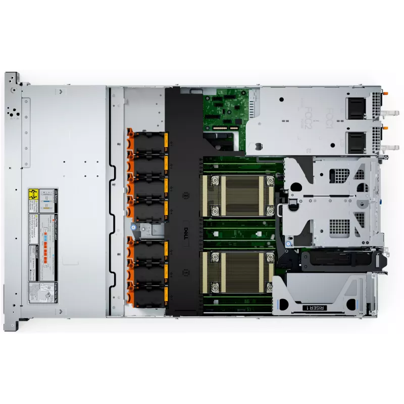 Serwer DELL PowerEdge R660XS 480 GB Rack (1U) Intel Xeon srebrny 4510 2.4 GHz 32 GB DDR5-SDRAM 1100 W