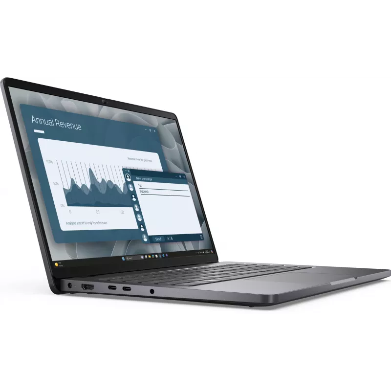 DELL Pro 14 PC14255 AMD Ryzen™ 5 PRO PRO 230 Laptop 35.6 cm (14 cali) Full HD+ 16 GB DDR5-SDRAM 512 GB SSD Wi-Fi 6E (802.11ax) Windows 11 Pro Niemiecki Czarny