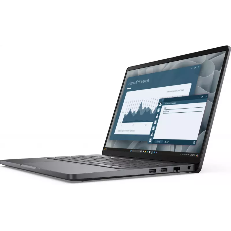DELL Pro 14 PC14255 AMD Ryzen™ 5 PRO PRO 230 Laptop 35.6 cm (14 cali) Full HD+ 16 GB DDR5-SDRAM 512 GB SSD Wi-Fi 6E (802.11ax) Windows 11 Pro Niemiecki Czarny