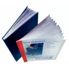 Leitz Okładki do bindowania termicznego lniane 3 mm, A4, karton, niebieska, przezroczysta, 30 arkuszy, 240 g/m², 80 g/m²