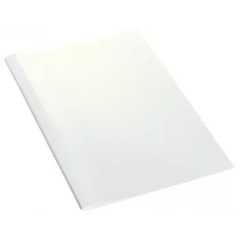 Okładki do bindowania Leitz Thermal Standard 6 mm, A4, karton, polichlorek winylu (PVC), biały, 60 arkuszy, 240 g/m², 6 mm