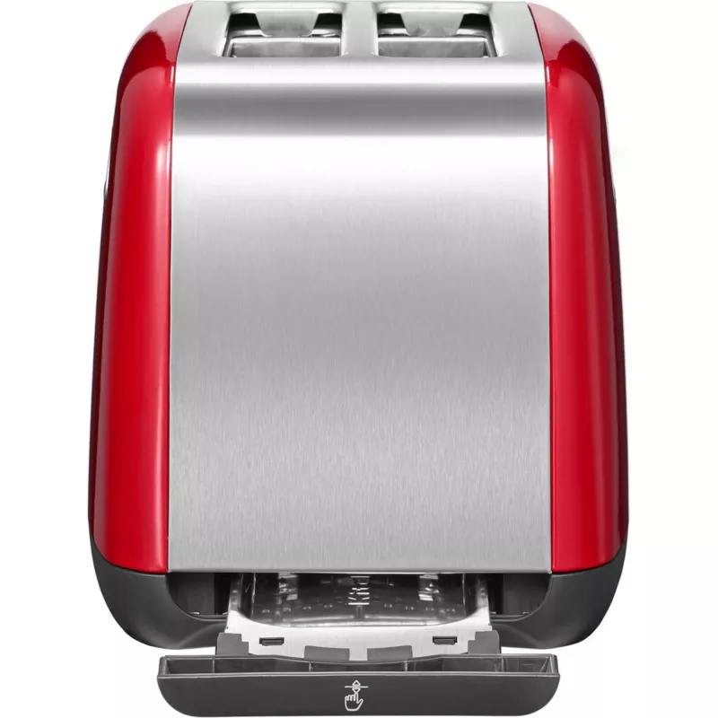 KitchenAid 5KMT221EER 7 2 kromki 1100 W Czerwony, Stal nierdzewna