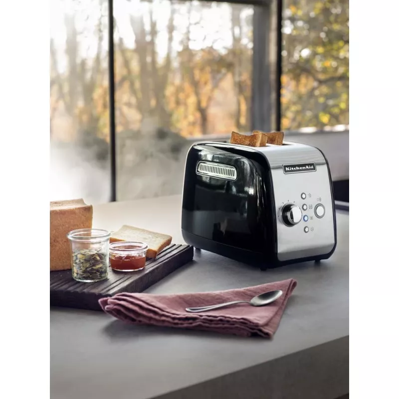 KitchenAid 5KMT221EOB 7 2 kromki 1100 W Czarny, Stal nierdzewna