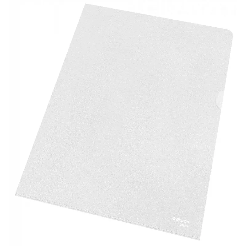 Esselte Folder 120my A4, A4, Polichlorek winylu (PVC), Przezroczysty, 220 mm, 307 mm, 1 mm
