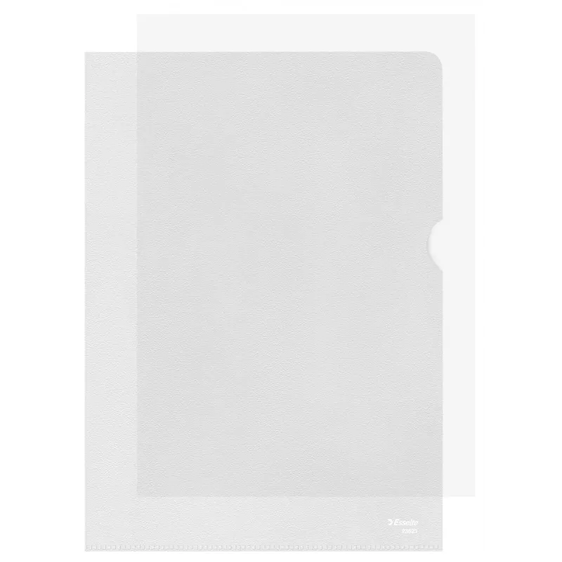Esselte Folder 120my A4, A4, Polichlorek winylu (PVC), Przezroczysty, 220 mm, 307 mm, 1 mm
