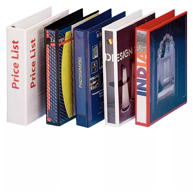Esselte Panorama Binder FSC® A4 4DR/25 mm, A4, pierścienie D, tworzywo sztuczne, biały, 240 arkuszy, 2,5 cm