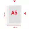 Esselte Premium A5 Folder, Projekt folder, A5, Polipropylen (PP), Transparentny, Pionowa, 40 arkuszy