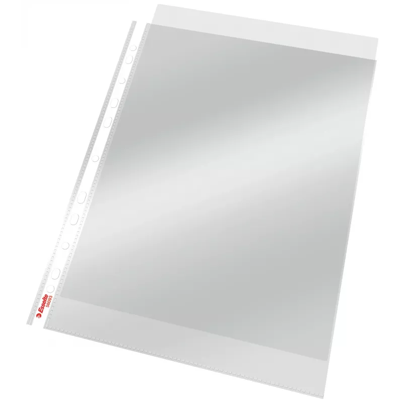 Esselte Pocket Heavy Duty 105my A4, 210 x 297 mm (A4), przezroczysta, Polipropylen (PP), od góry, 0,105 mm, 230 mm