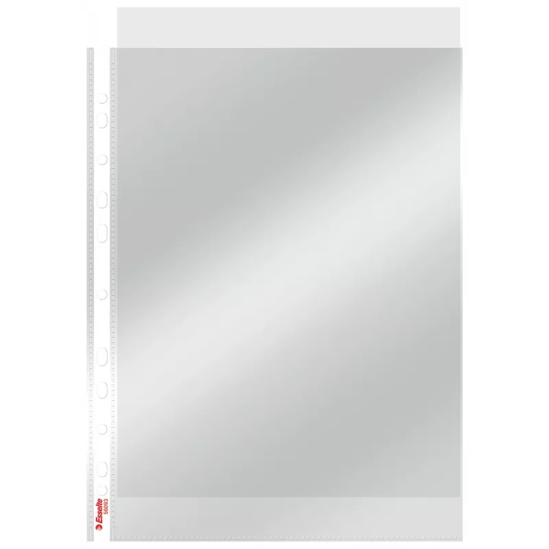 Esselte Pocket Heavy Duty 105my A4, 210 x 297 mm (A4), przezroczysta, Polipropylen (PP), od góry, 0,105 mm, 230 mm