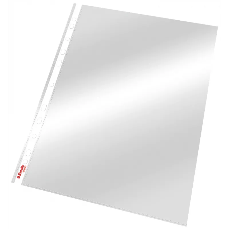 Esselte Pocket Heavy Duty 105my A4, 210 x 297 mm (A4), przezroczysta, Polipropylen (PP), od góry, 0,105 mm, 230 mm