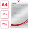 Esselte Pocket 75my A4, 210 x 297 mm (A4), Transparent, Polipropylen (PP), Pionowo, Góra, 0,075 mm