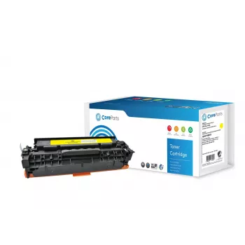 Kaseta z tonerem CoreParts QI-HP1025Y 1 szt. kompatybilna żółta